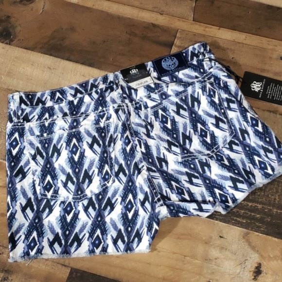 [Rock & Republic] Indigo Native Shorts 10 - Picture 3 of 5